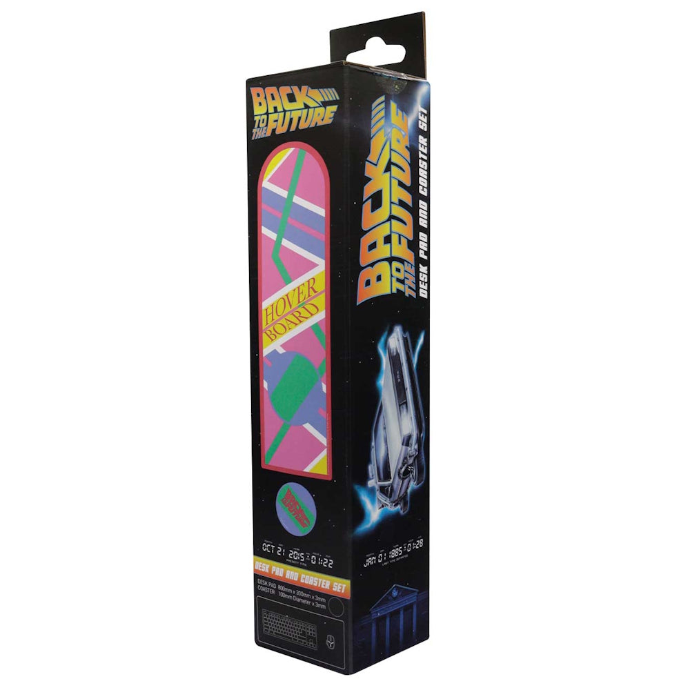 BACK TO THE FUTURE バックトゥザフューチャー (劇場公開 40周年 ) - XL Hoverboard Desk Pad and Coaster Set / インテリア雑貨 【公式 / オフィシャル】