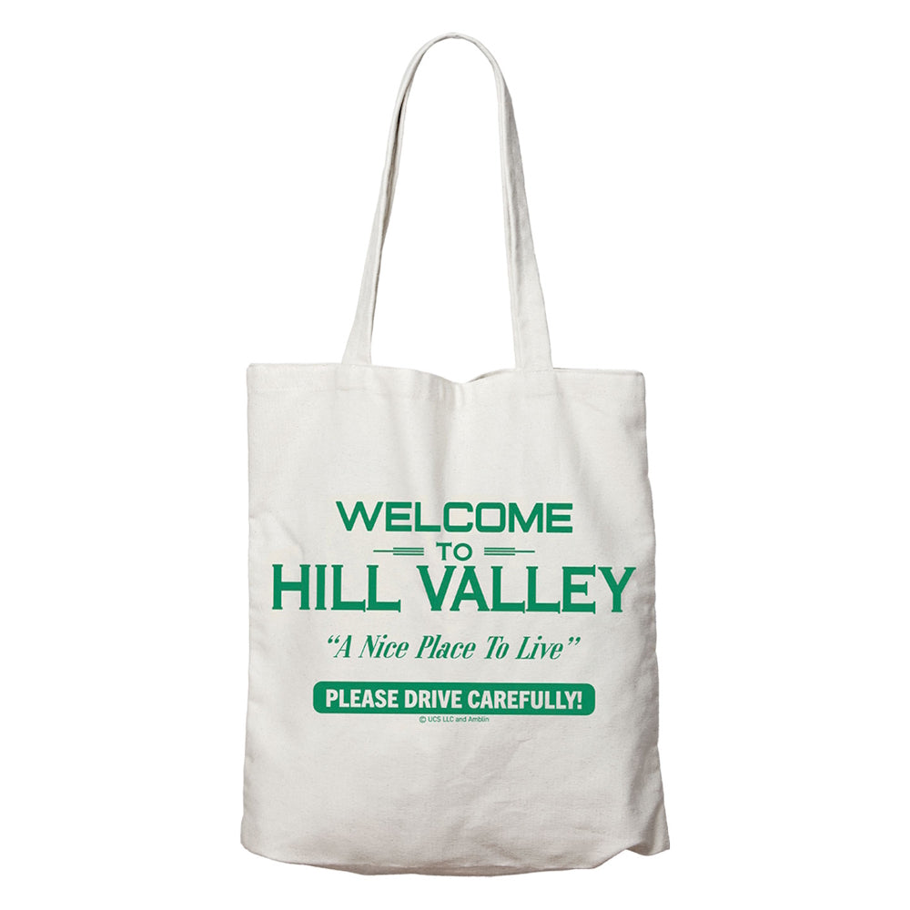 BACK TO THE FUTURE バックトゥザフューチャー (劇場公開 40周年 ) - Hill Valley Tote Bag / トートバッグ 【公式 / オフィシャル】
