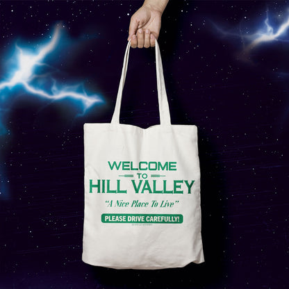 BACK TO THE FUTURE バックトゥザフューチャー (劇場公開 40周年 ) - Hill Valley Tote Bag / トートバッグ