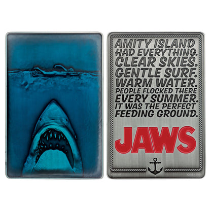 【予約商品】 JAWS ジョーズ (公開 50周年 ) - 50th Anniversary Poster Ingot / 世界限定5,000個 / コレクタブル