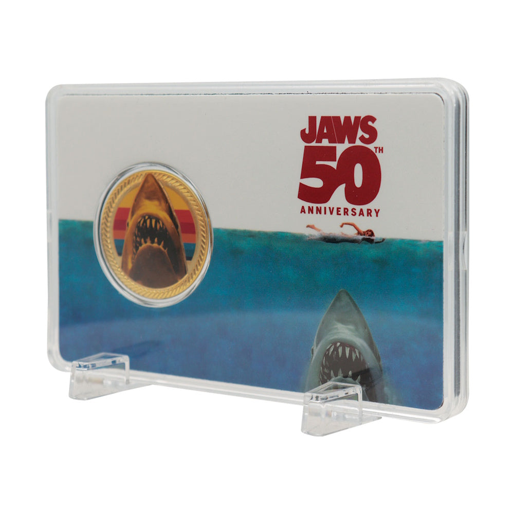 JAWS - (公開 50周年 ) - 50th Anniversary 24k Gold Plated Presentation Coin / 世界限定1,975個