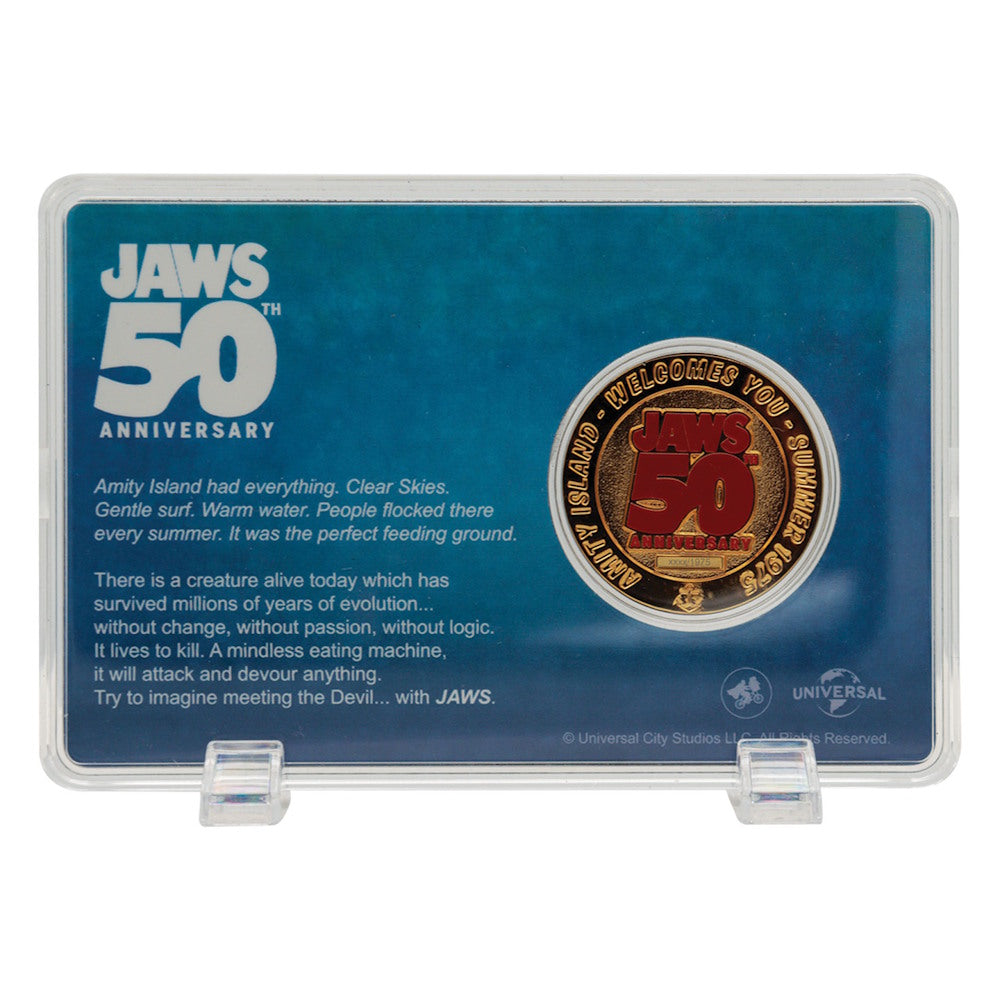 
                  
                    【予約商品】 JAWS ジョーズ (公開 50周年 ) - 50th Anniversary 24k Gold Plated Presentation Coin / 世界限定1,975個 / コイン
                  
                