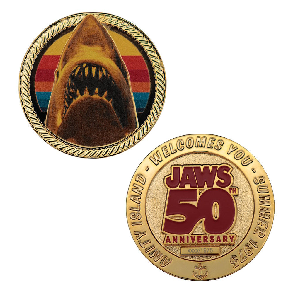 
                  
                    【予約商品】 JAWS ジョーズ (公開 50周年 ) - 50th Anniversary 24k Gold Plated Presentation Coin / 世界限定1,975個 / コイン
                  
                