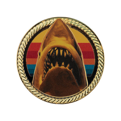 【予約商品】 JAWS ジョーズ (公開 50周年 ) - 50th Anniversary 24k Gold Plated Presentation Coin / 世界限定1,975個 / コイン
