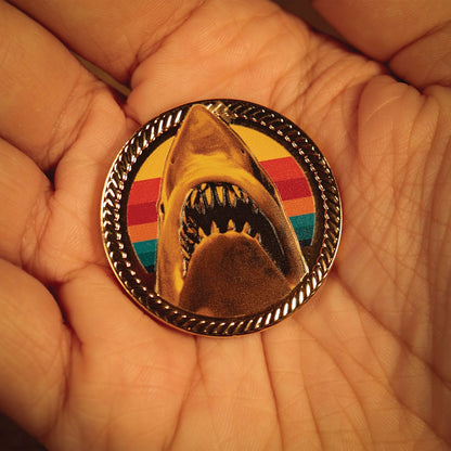 【予約商品】 JAWS ジョーズ (公開 50周年 ) - 50th Anniversary 24k Gold Plated Presentation Coin / 世界限定1,975個 / コイン