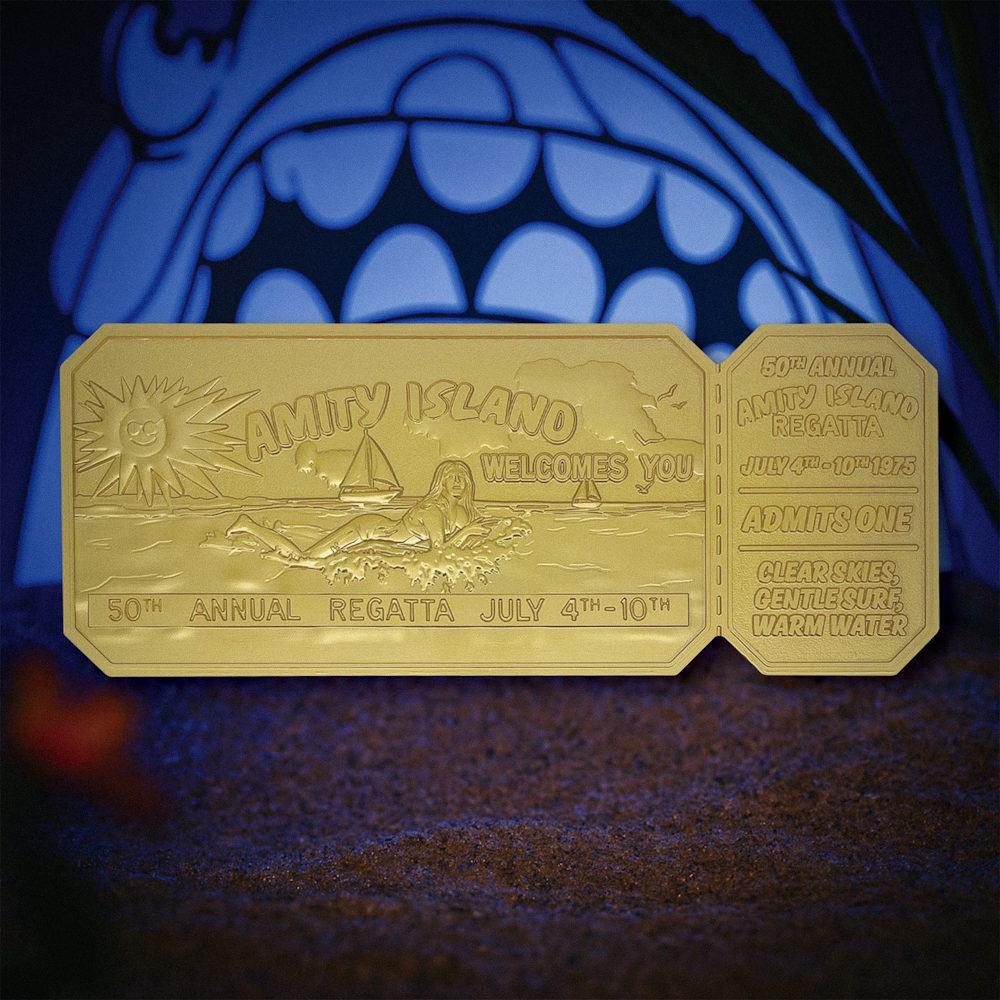 
                  
                    【予約商品】 JAWS ジョーズ (公開 50周年 ) - 50th Anniversary 24k Gold Plated Regatta Ticket / 24K金メッキ / 世界限定1975個 / コレクタブル
                  
                