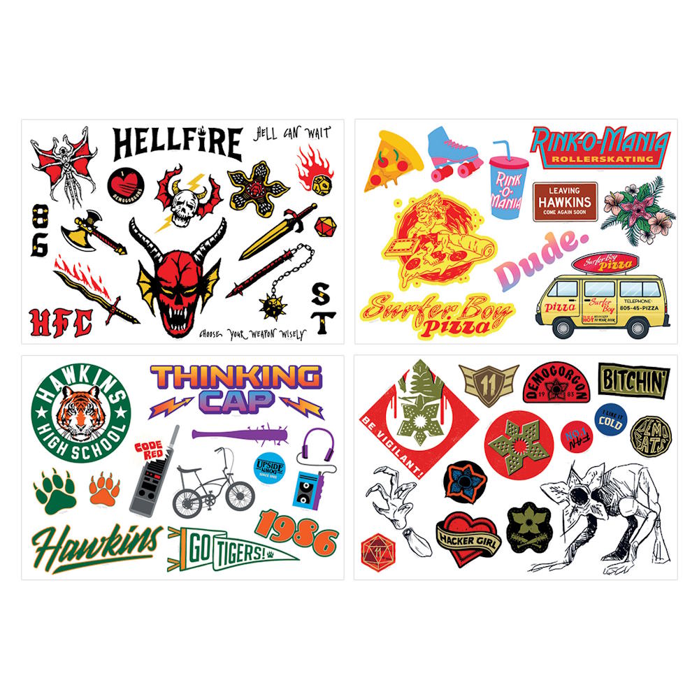 【予約商品】 STRANGER THINGS ストレンジャー・シングス (シーズン5 配信 記念 ) - Tech Decals / スマホ・ステッカー