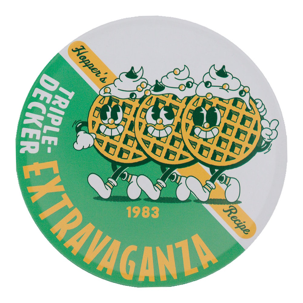 STRANGER THINGS ストレンジャー・シングス (シーズン5 配信 記念 ) - Metal Coasters / 4枚セット / 人気フードモチーフ / コースター