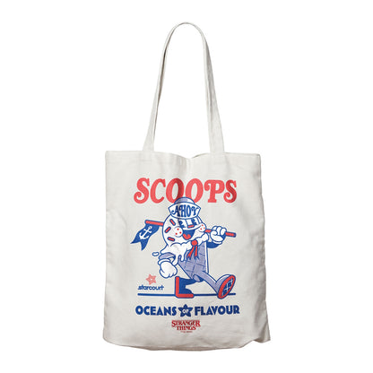 STRANGER THINGS ストレンジャー・シングス (シーズン5 2025年配信決定 ) - Scoops Ahoy Tote Bag / トートバッグ 【公式 / オフィシャル】