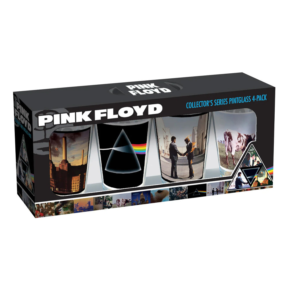 PINK FLOYD - (結成 60周年 ) - Album Covers Drinking Glass Set / 4個セット