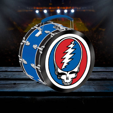 GRATEFUL DEAD グレイトフルデッド (結成 60周年 ) - Drum Shaped Fun Box / Tin Tote / バッグ 【公式 / オフィシャル】