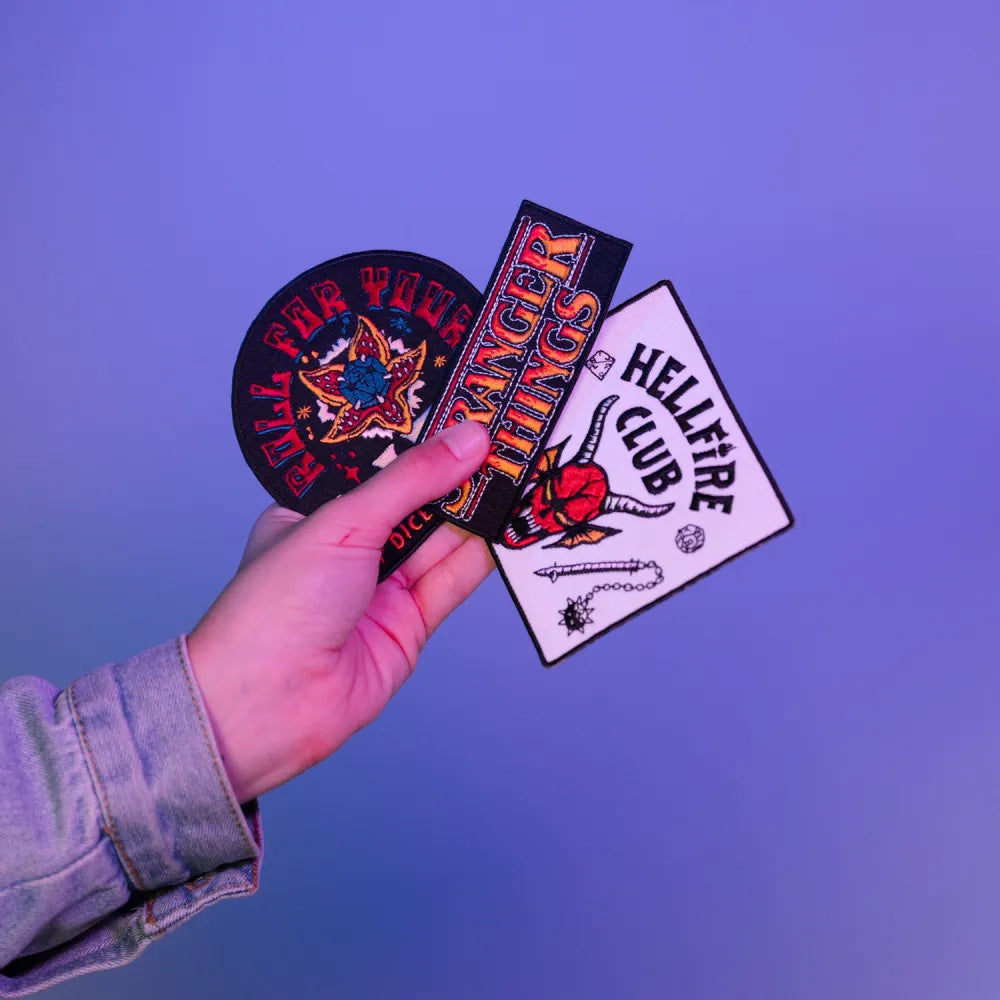 STRANGER THINGS ストレンジャー・シングス (シーズン5 2025年配信決定 ) - ICONOS / 3枚セット / ワッペン 【公式 / オフィシャル】
