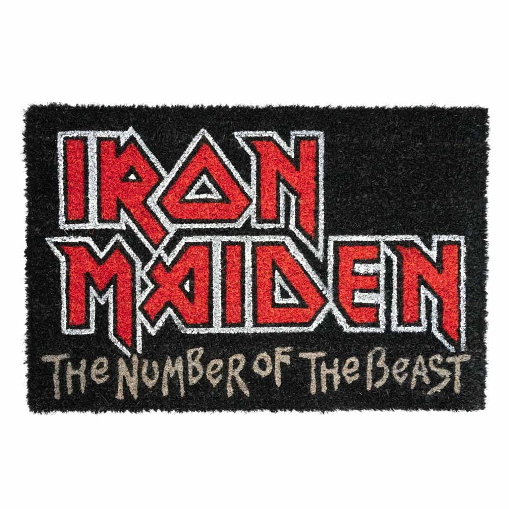 IRON MAIDEN アイアンメイデン (来日 45周年 ) - THE NUMBER OF THE BEAST / ドアマット - PGS