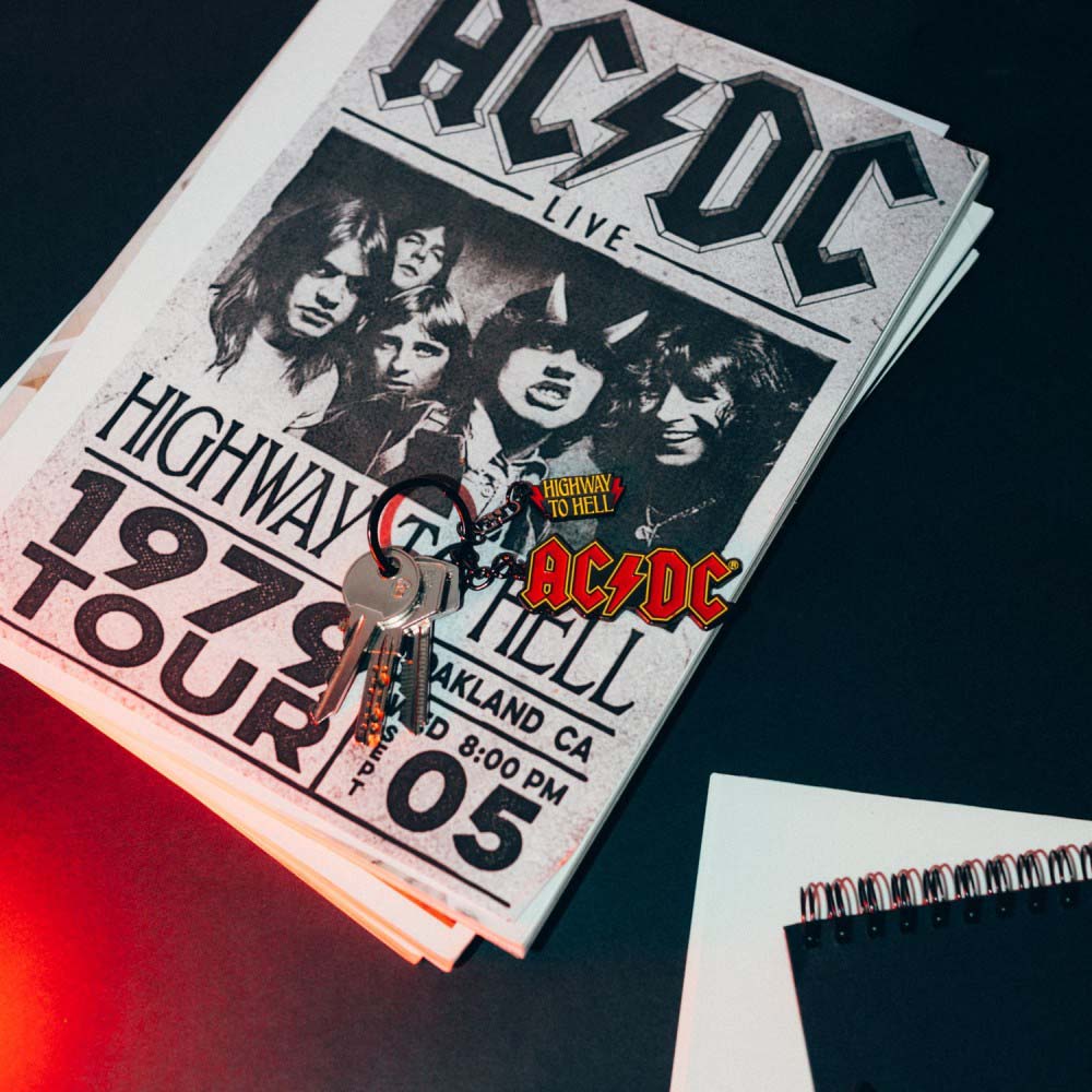 
                  
                    AC/DC エーシーディーシー (Back in Black 45周年 ) - HIGHWAY TO TELL / チャーム付き / キーホルダー
                  
                