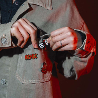 AC/DC エーシーディーシー (来日 45周年 ) - HIGHWAY TO TELL / 4個 ピンバッジセット / バッジ