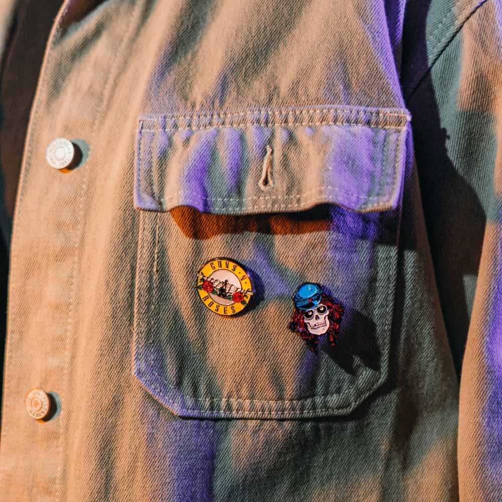 
                  
                    【予約商品】 GUNS N ROSES ガンズアンドローゼズ (結成 40周年 ) - Guns N' Roses / 4個 ピンバッジセット / バッジ
                  
                