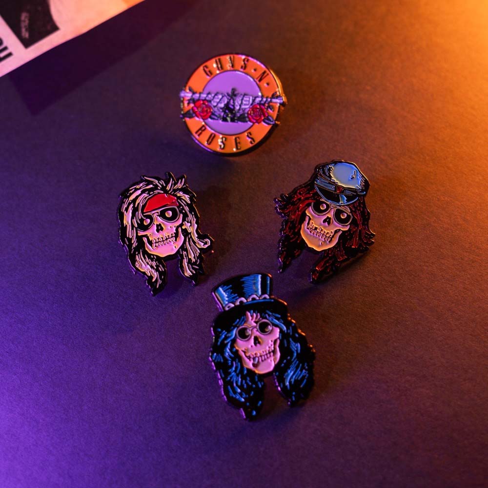 
                  
                    【予約商品】 GUNS N ROSES ガンズアンドローゼズ (結成 40周年 ) - Guns N' Roses / 4個 ピンバッジセット / バッジ
                  
                