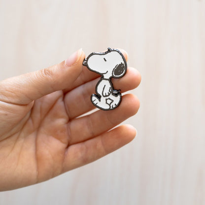 PEANUTS スヌーピー (コミック誕生 75周年 ) - SNOOPY & WOODSTOCK / 4個 ピンバッジセット / バッジ 【公式 / オフィシャル】