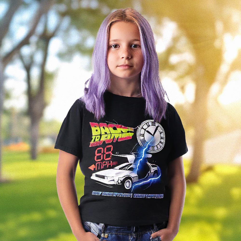 
                  
                    BACK TO THE FUTURE バックトゥザフューチャー (劇場公開 40周年 ) - WHERE WERE GOING, WE DON'T NEED ROADS / Tシャツ / ジュニア
                  
                