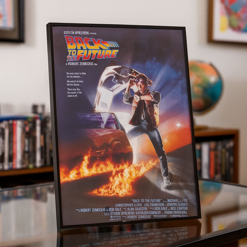 【予約商品】 BACK TO THE FUTURE バックトゥザフューチャー (劇場公開 40周年 ) - Back To The Future / バックボード入り / コレクターズ仕様ミニ / ポスター 【公式 / オフィシャル】