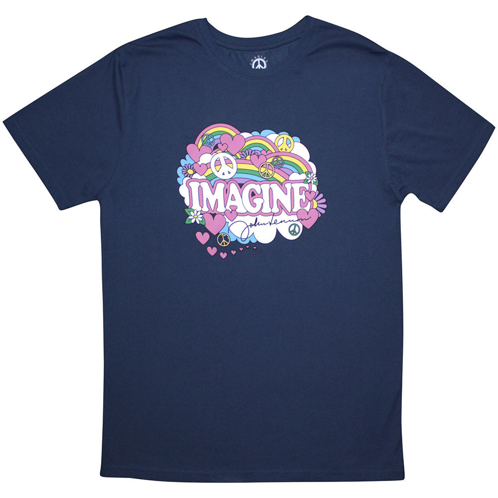 JOHN LENNON ジョンレノン (生誕 85年 ) - LOVE & PEACE / Tシャツ / メンズ 【公式 / オフィシャル】