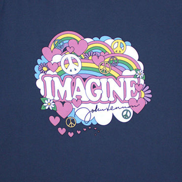 JOHN LENNON ジョンレノン (生誕 85年 ) - LOVE & PEACE / Tシャツ / メンズ 【公式 / オフィシャル】