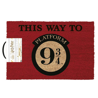 HARRY POTTER ハリーポッター (2027年 ドラマ放送決定 ) - This Way To Platform 9 3/4 / ドアマット 【公式 / オフィシャル】