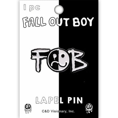 FALL OUT BOY フォールアウトボーイ - Smiley Logo / バッジ