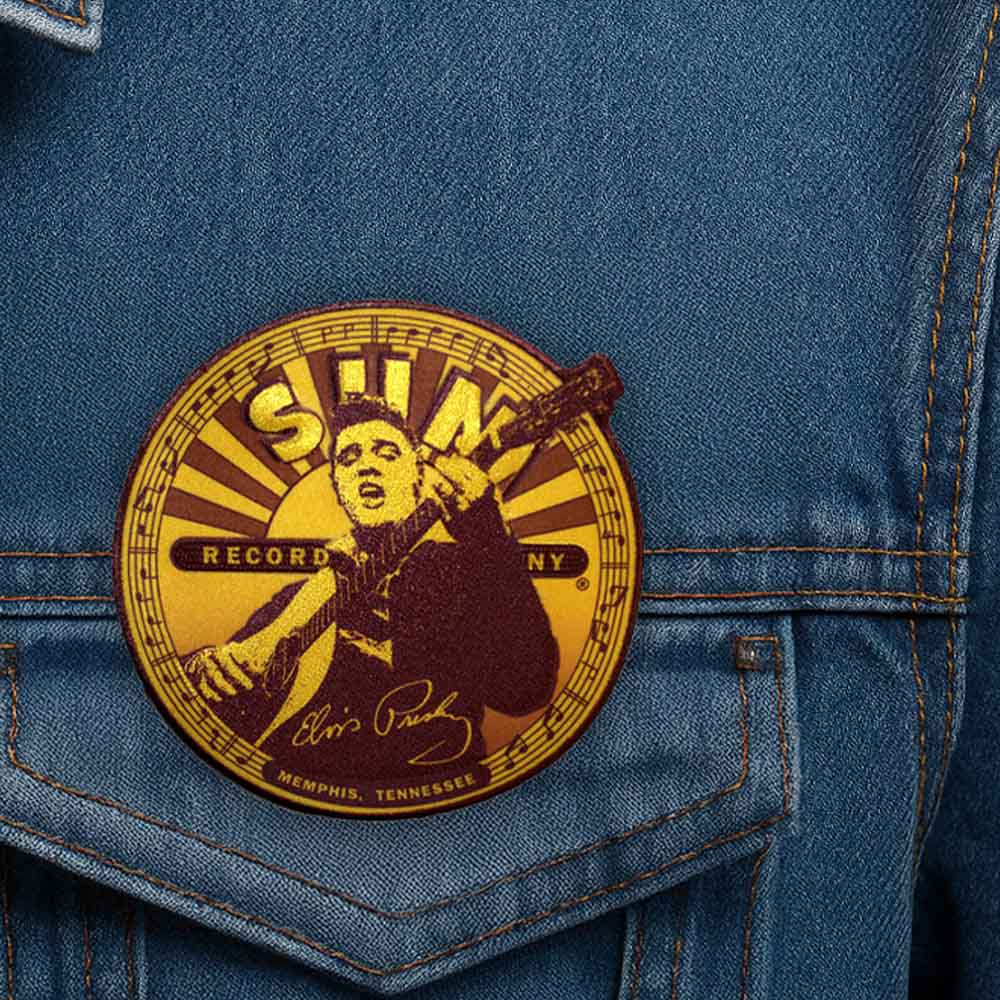 ELVIS PRESLEY エルヴィスプレスリー (生誕 90周年 ) - Elvis Label / ワッペン 【公式 / オフィシャル】