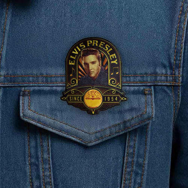 ELVIS PRESLEY エルヴィスプレスリー (生誕 90周年 ) - Elvis Studio Portrait / ワッペン