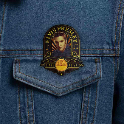 ELVIS PRESLEY エルヴィスプレスリー (生誕 90周年 ) - Elvis Studio Portrait / ワッペン