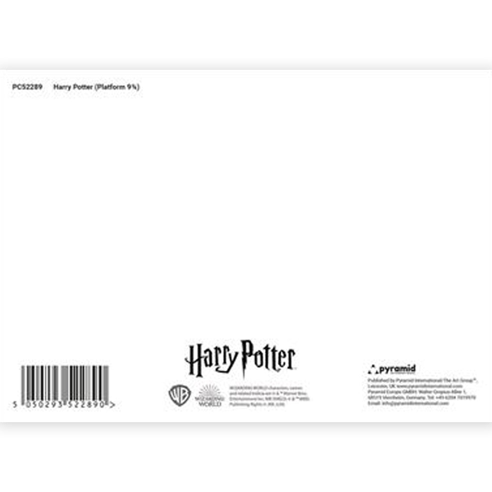 
                  
                    HARRY POTTER ハリーポッター (2027年 ドラマ放送決定 ) - PLATFORM 9 3/4 / A6 / ポストカード・レター
                  
                