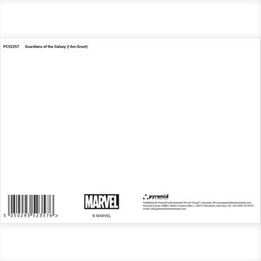 GUARDIANS OF THE GALAXY ガーディアンズ・オブ・ギャラクシー - I AM GROOT / A6 / ポストカード・レター