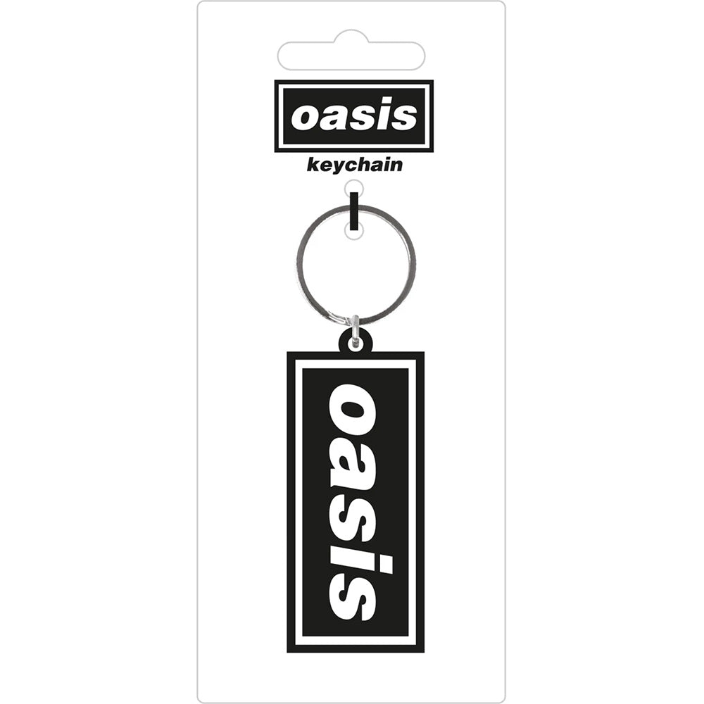 OASIS オアシス - LOGO / ラバー・キーリング / キーホルダー 【公式