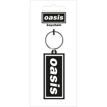 OASIS オアシス (10月 来日 記念 ) - LOGO / ラバー・キーリング / キーホルダー 【公式 / オフィシャル】