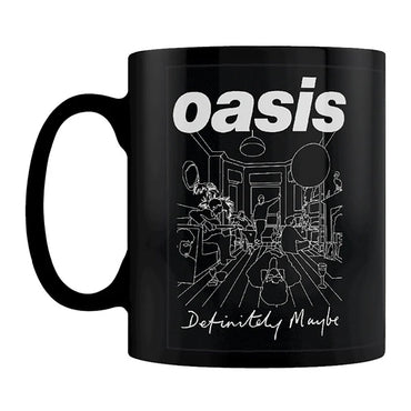 OASIS オアシス (10月 来日 記念 ) - DEFINITELY MAYBE BLACK POD MUG / マグカップ 【公式 / オフィシャル】