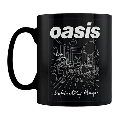 OASIS オアシス (10月 来日 記念 ) - DEFINITELY MAYBE BLACK POD MUG / マグカップ 【公式 / オフィシャル】