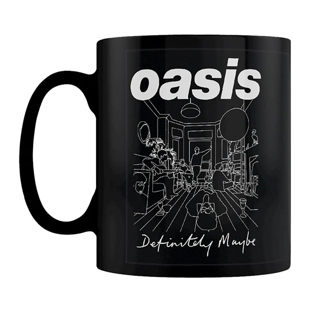 OASIS - (10月 来日 記念 ) - DEFINITELY MAYBE BLACK POD MUG