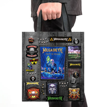 【予約商品】 MEGADETH メガデス (デビュー 40周年 ) - Rust In Peace / Battle Bags / トートバッグ