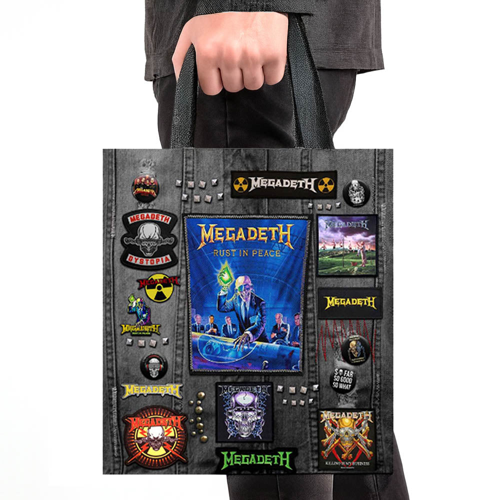 
                  
                    MEGADETH メガデス (デビュー 40周年 ) - Rust In Peace / Battle Bags / トートバッグ
                  
                