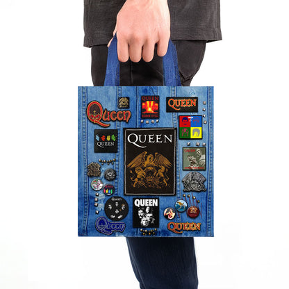【予約商品】 QUEEN クイーン (初来日50周年 ) - Crest / Battle Bags / トートバッグ