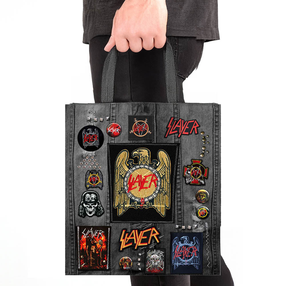 
                  
                    SLAYER スレイヤー (Kerry King 10月 来日 ) - Golden Eagle / Battle Bags / トートバッグ 【公式 / オフィシャル】
                  
                