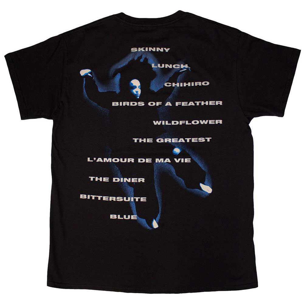 BILLIE EILISH - Hit Me Hard And Soft Tracklist / Back Print / Organic Cotton / Men's T-Shirt