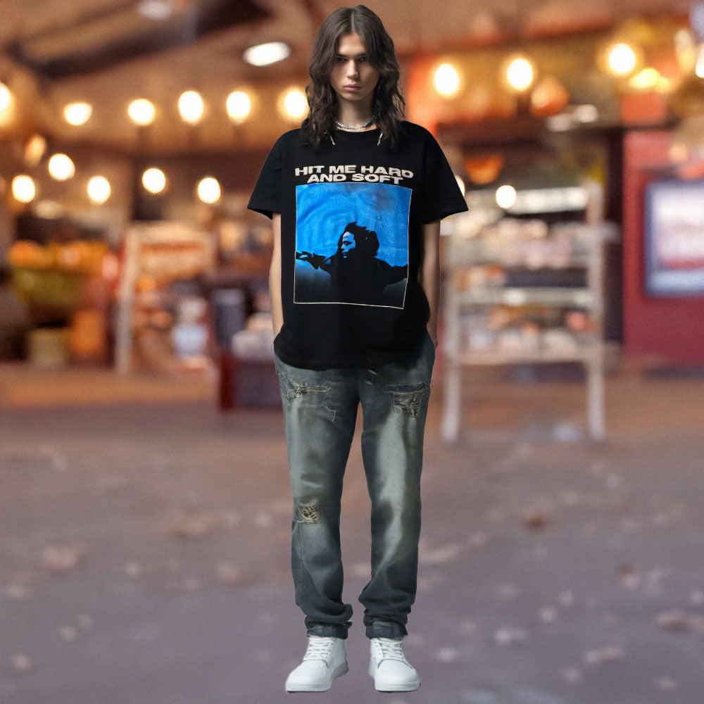 BILLIE EILISH - Hit Me Hard And Soft Tracklist / Back Print / Organic Cotton / Men's T-Shirt