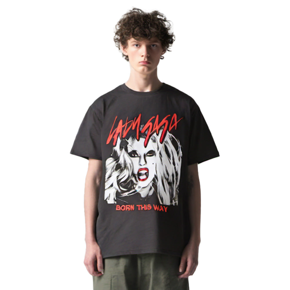 
                  
                    LADY GAGA レディーガガ (2026年 1月 来日 ) - Born This Way Photo / Tシャツ / メンズ
                  
                