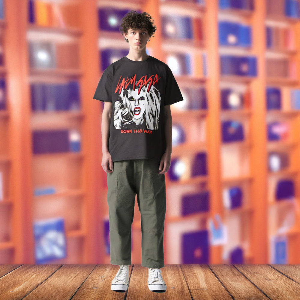 
                  
                    LADY GAGA レディーガガ (2026年 1月 来日 ) - Born This Way Photo / Tシャツ / メンズ
                  
                