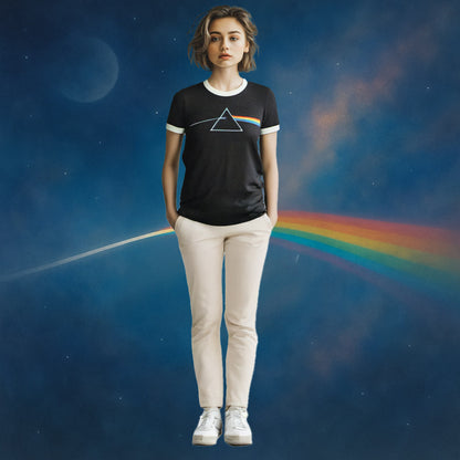 【予約商品】 PINK FLOYD ピンクフロイド (結成 60周年 ) - Dark Side of the Moon / リンガー / Tシャツ / メンズ