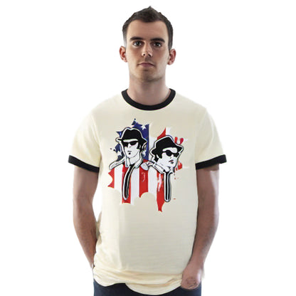 BLUES BROTHERS ブルースブラザーズ (公開 45周年 ) - Patriotic / リンガー / Tシャツ / メンズ 【公式 / オフィシャル】