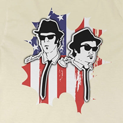 BLUES BROTHERS ブルースブラザーズ (公開 45周年 ) - Patriotic / リンガー / Tシャツ / メンズ