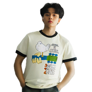 【予約商品】 WOODSTOCK ウッドストック (映画公開 55周年 ) - Festival Poster / リンガー / Tシャツ / メンズ